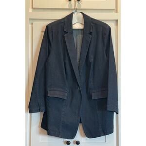Denim 24/7 EUC Dark Denim Ladies Blazer 22W